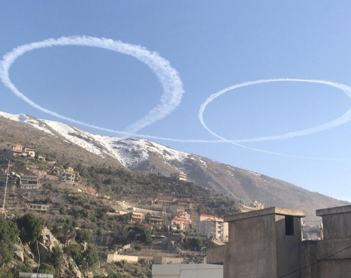 طيران العدو الإسرائيلي نفذ غارات وهمية فوق قرى الجنوب