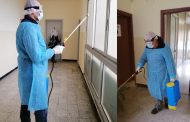 بالفيديو ـ تعقيم كلية الاعلام في الجامعة اللبنانية ـ الفرع الاول