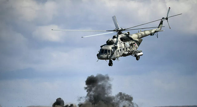 الدفاع الروسية: هبوط اضطراري لمروحية ومصرع طاقمها