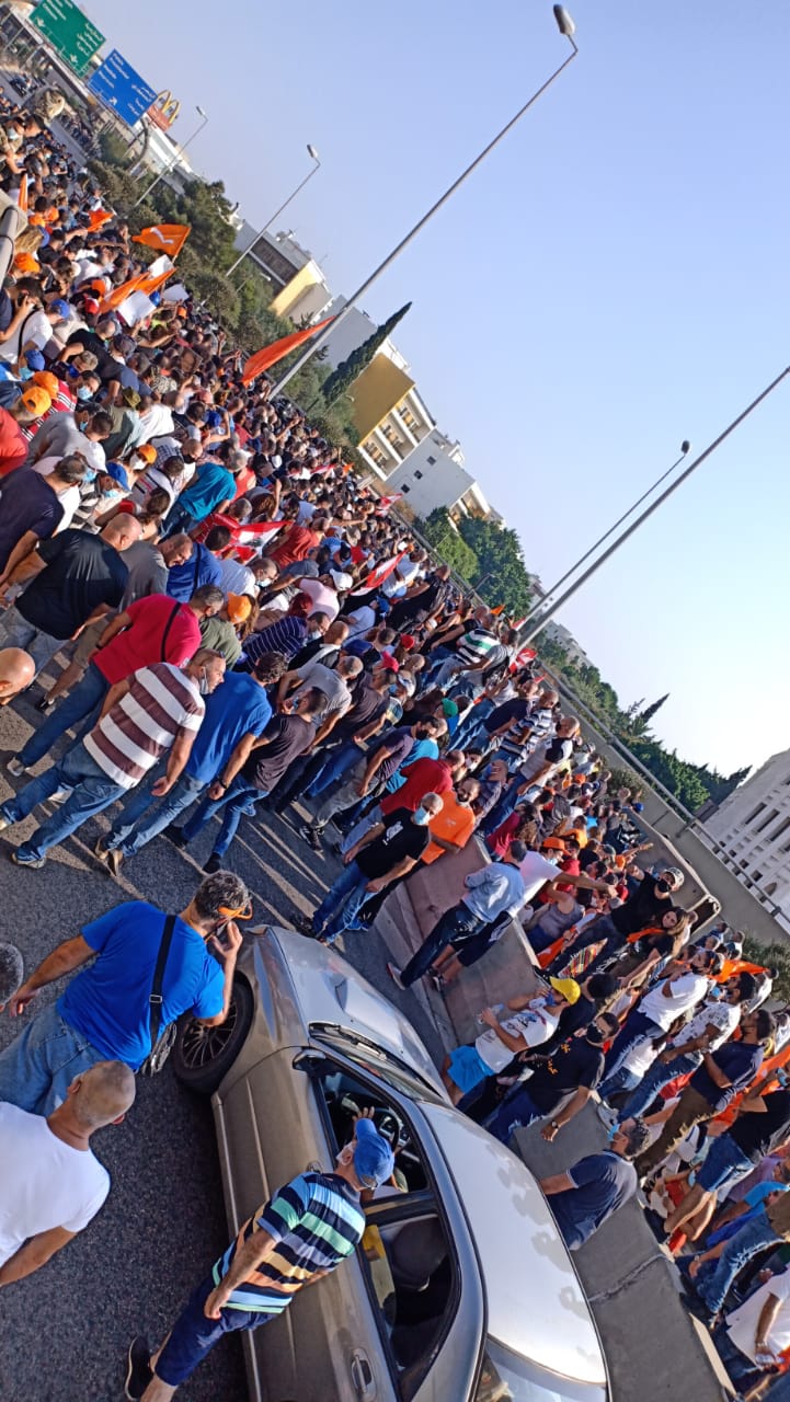 القوى الأمنية طلبت من مناصري التيار الوطني التراجع لمنع التصادم