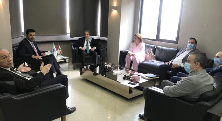وزير المالية يبحث في متابعة مشاريع الدولة اللبنانية الممولة خارجياً