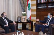 الحريري يستقبل شينكر ويعرض معه اجتماع الإطار لترسيم الحدود