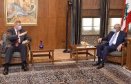 الرئيس بري استقبل كوبيتش قي زيارة وداعية وعرض الاوضاع العامة وترسيم الحدود مع السفير الاميركية
