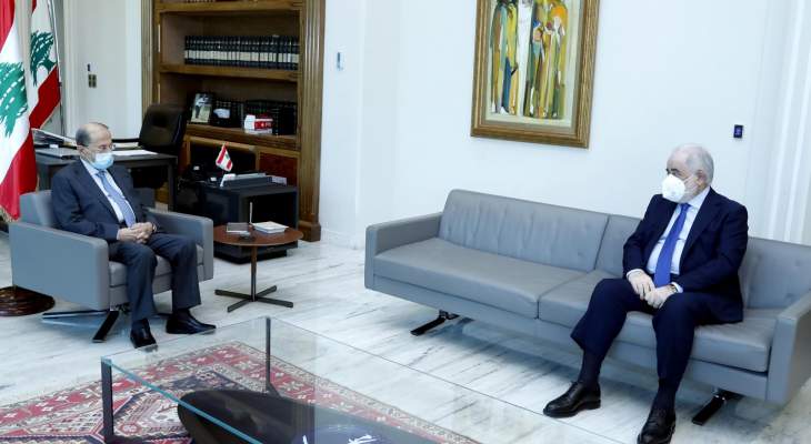 الرئيس عون التقى ابو زيد واطلع منه على نتائج زيارته الى موسكو