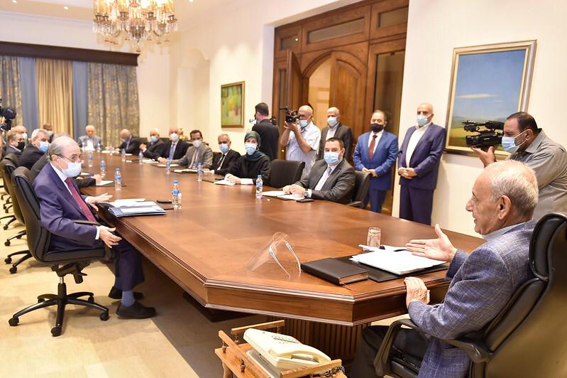 الرئيس بري ترأس الاجتماع الدوري لكتلة التنمية والتحرير وعرض آخر المستجدات مع الوزيرة عبد الصمد