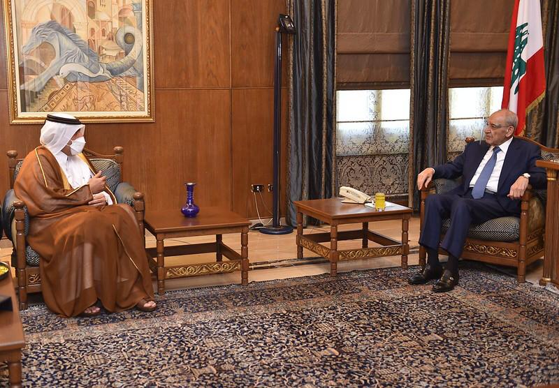 بري التقى سفير مولدوفا في لبنان وتركيا في زيارة برتوكولية وسفير قطر مودعا