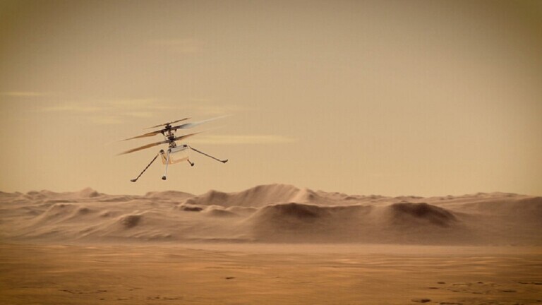 مروحية إنجينويتي تلتقط صورة ملفتة لسطح المريخ