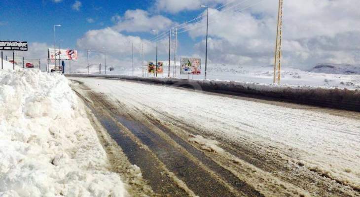 الطرقات الجبلية المقطوعة بسبب تراكم الثلوج