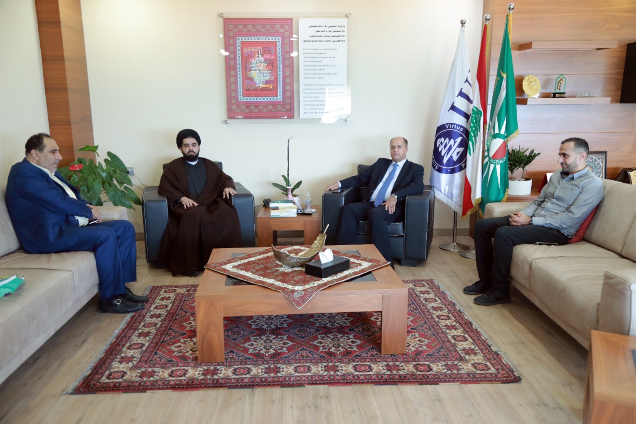اللقيس بحث مع مرتضوي سبل توقيع عدد من الاتفاقيات بين الجامعة الإسلامية في لبنان والجامعات الإيرانية
