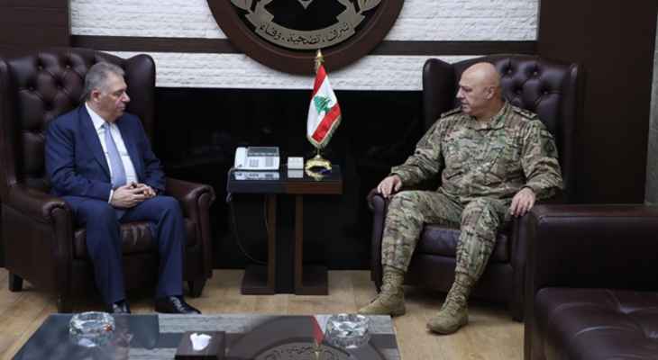 قائد الجيش التقى دبور: لاستمرار التنسيق الأمني بين الجيش والفصائل الفلسطينية للمحافظة على أمن المخيّمات