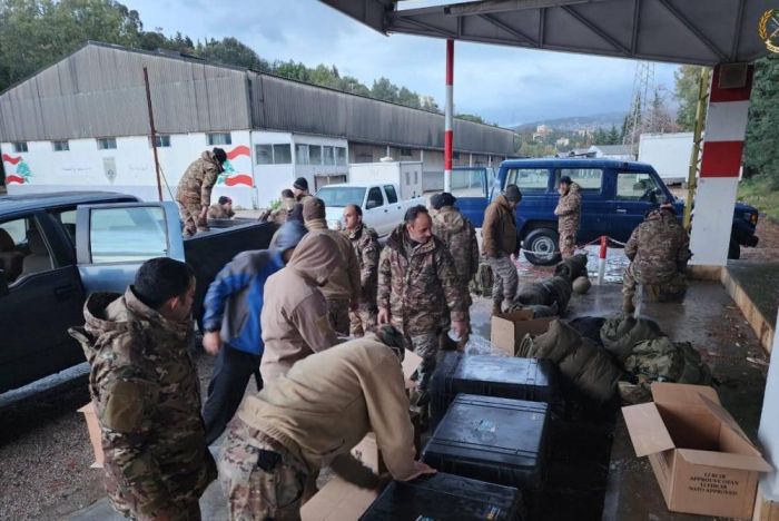 الجيش: 15 عنصرًا من فوج الهندسة إلى سوريا للمساهمة في أعمال الانقاذ