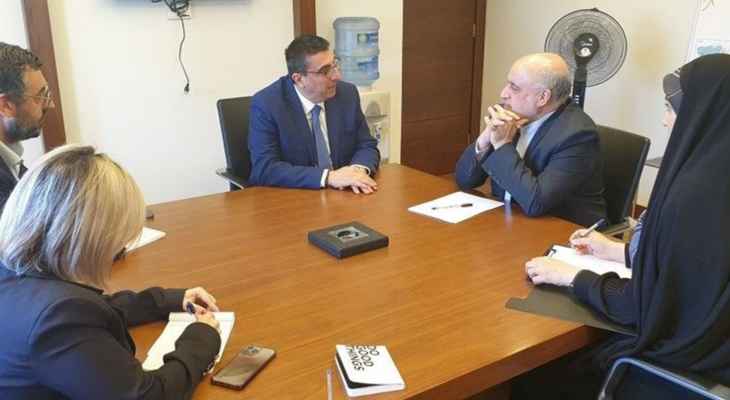 الحجّار بحث مع مجتبى أماني في الإتفاق الإيراني- السعودي وملف النازحين السوريين