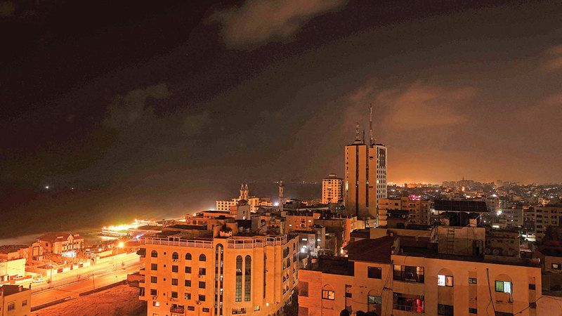 هدوء حذر يسود قطاع غزة بعد سلسلة غارات من الاحتلال ورد المقاومة ليلاً